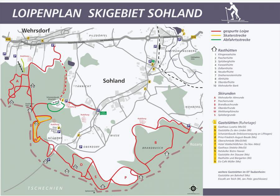 Běžecké trasy Sohland