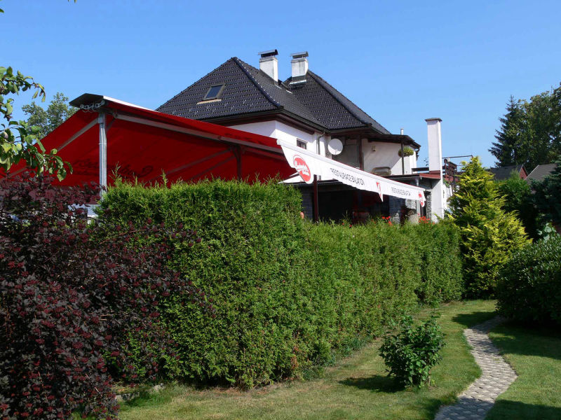 Exteriér restaurace Balaton Rožany Šluknov